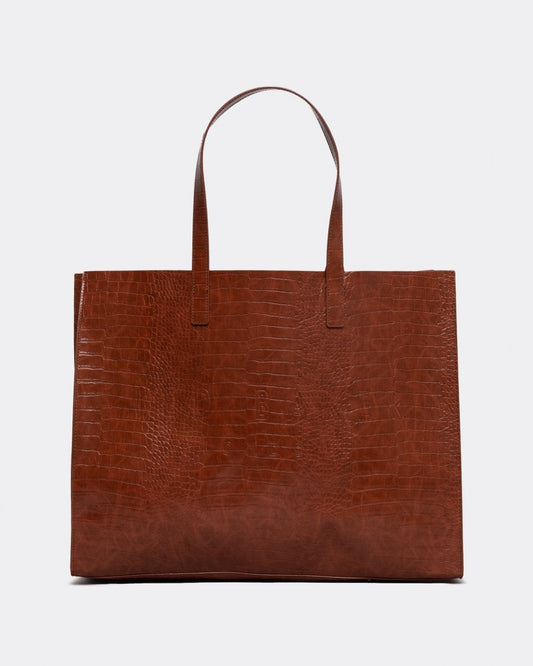 Ted Baker Allicon Womens Mock Croc Icon Tote Bag