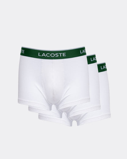 Lacoste Pack of 3 Mens Casual Cotton Stretch Boxer Trunks