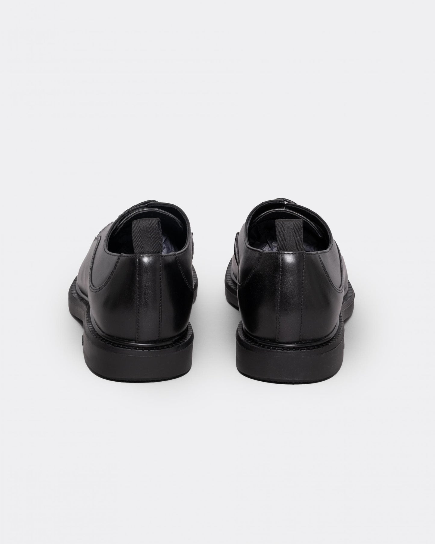 BOSS Orange Larry Mens Leather Derby Shoes with Stitching Detail