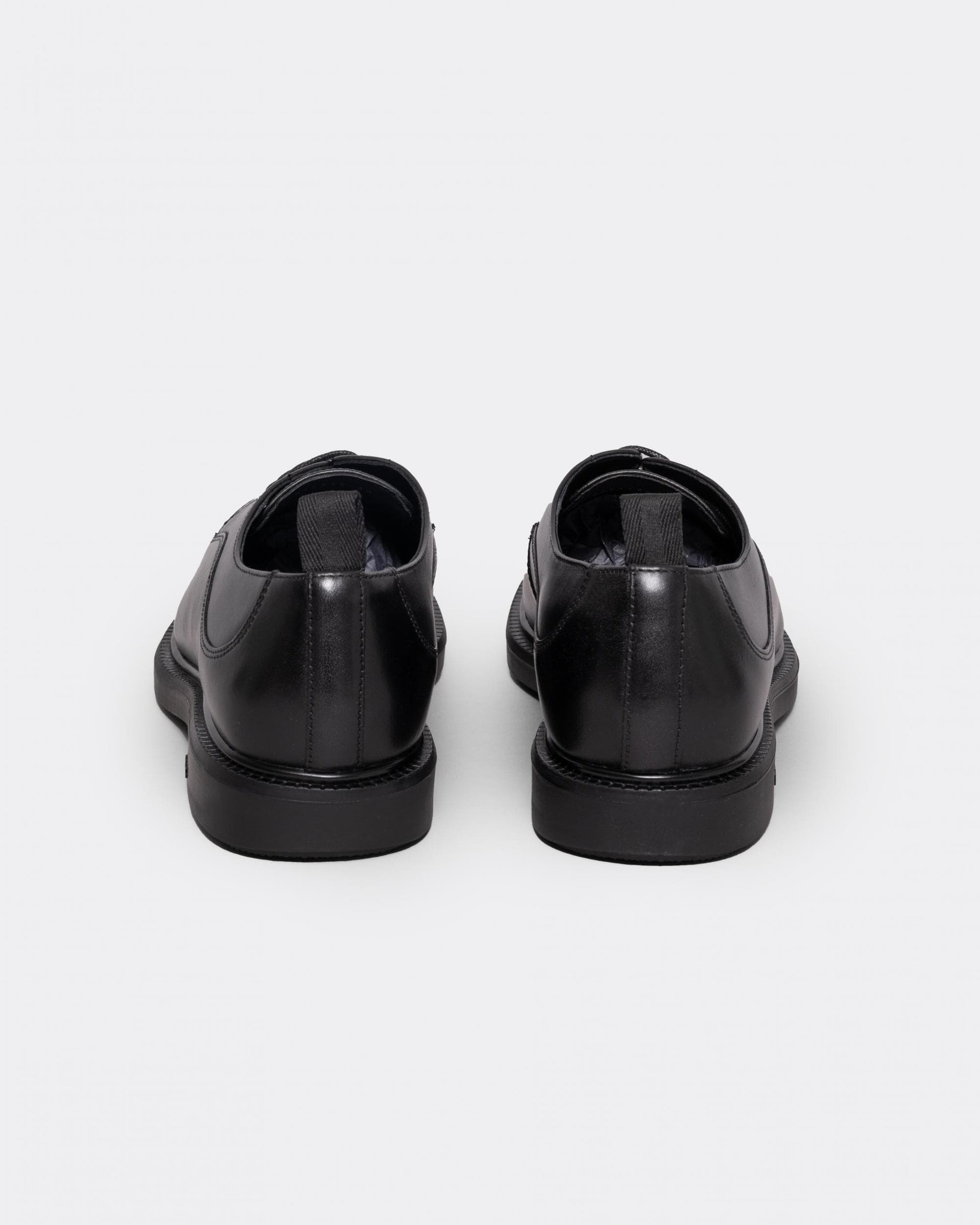 BOSS Orange Larry Mens Leather Derby Shoes with Stitching Detail