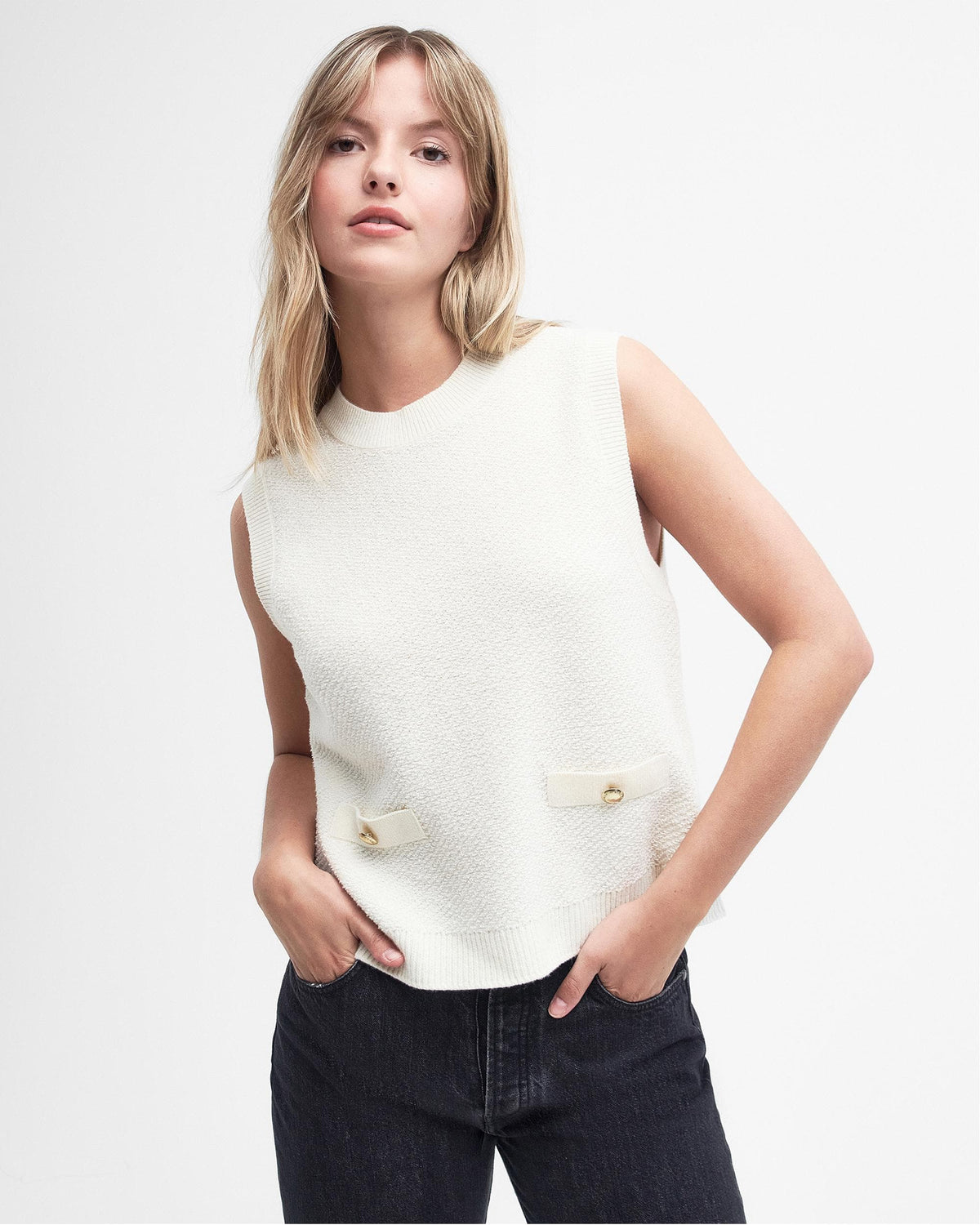 Charlene Knitted Jumper Vest