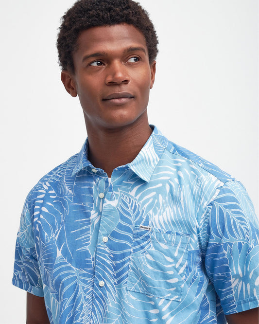 Barbour Cornwall Mens Summer Shirt - Blue