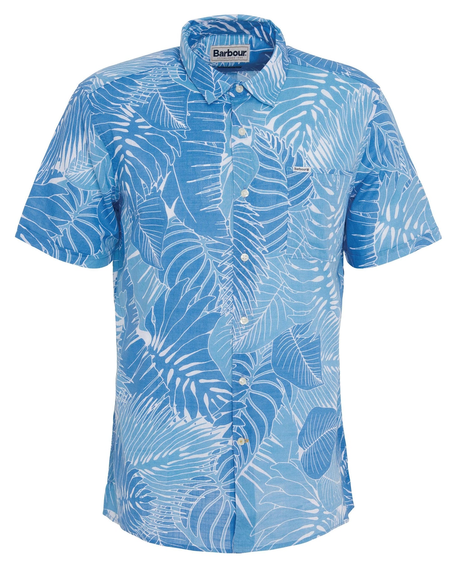 Barbour Cornwall Mens Summer Shirt - Blue