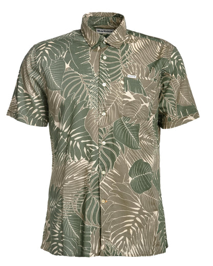 Barbour Cornwall Mens Summer Shirt - Olive
