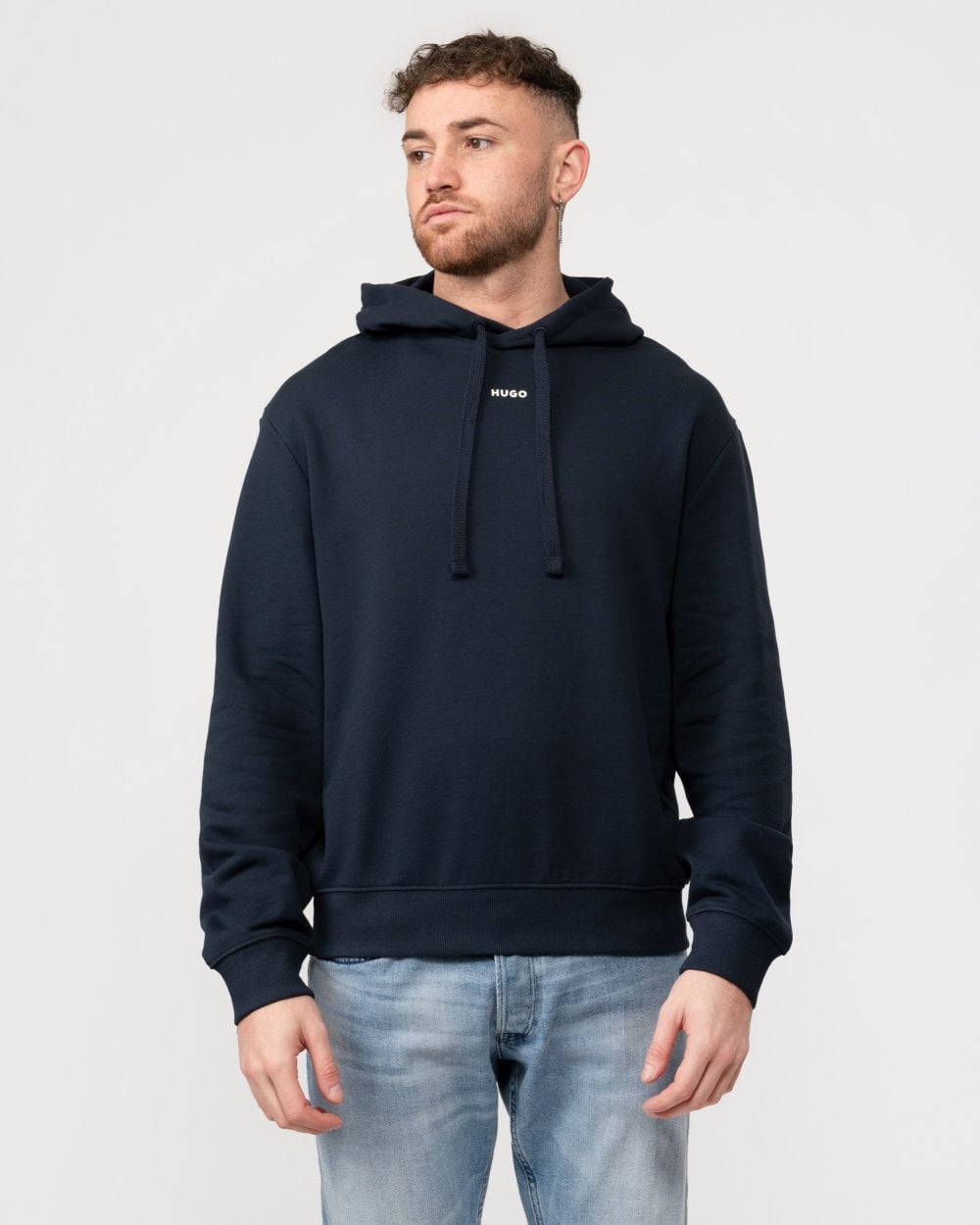 HUGO Dapo Mens Hoodie - Dark Blue 405
