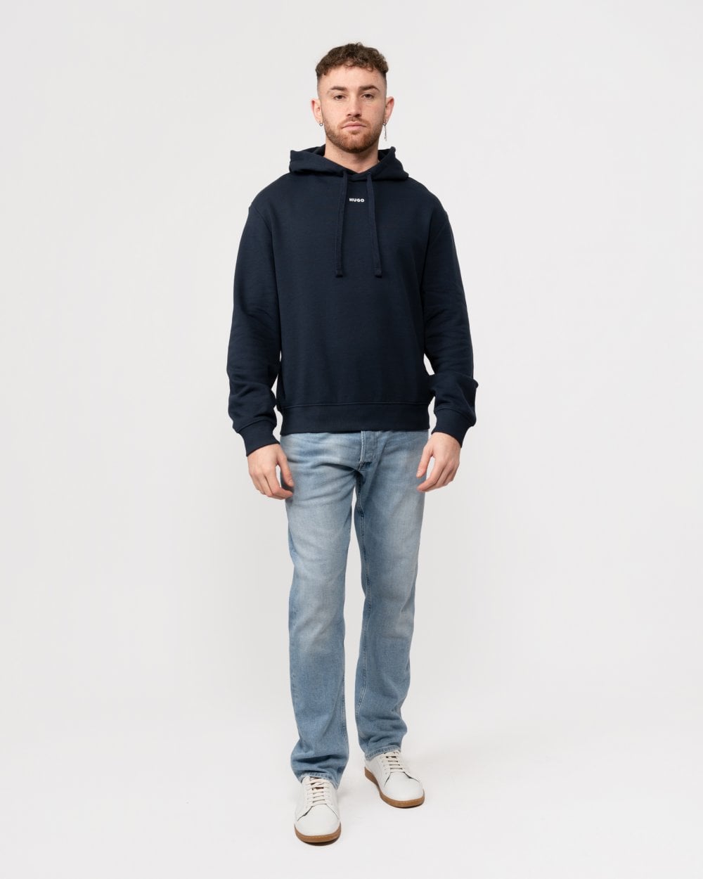 HUGO Dapo Mens Hoodie - Dark Blue 405
