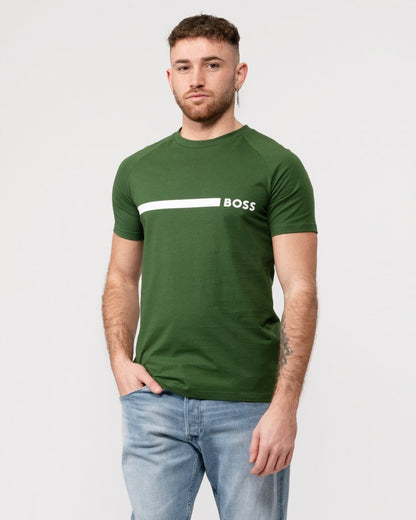 BOSS Orange Mens Slim Fit Beach T-Shirt