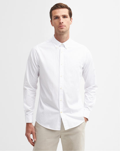 Barbour Crest Poplin Mens Long Sleeve Tailored Shirt
