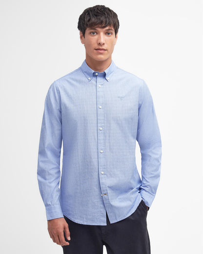 Barbour Crest Poplin Mens Long Sleeve Tailored Shirt