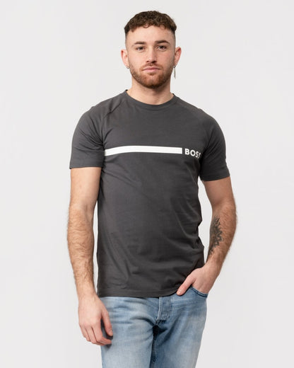 BOSS Orange Mens Slim Fit Beach T-Shirt