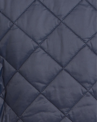Barbour Deveron Quilted Womens Jacket - Navy/Pale Pink