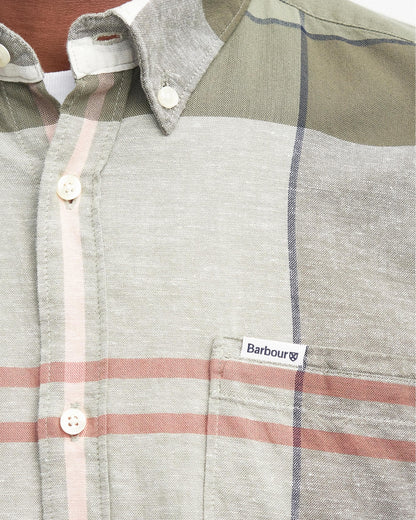 Barbour Douglas Mens Tailored Shirt - Glenmore Olive Tartan