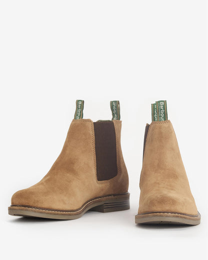 Barbour Farsley Mens Chelsea Boots - Fawn Suede