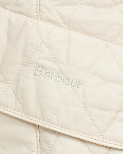 Barbour Flyweight Cavalry Quilted Ladies Jacket - Pearl/Stone
