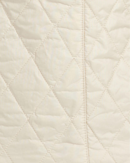Barbour Flyweight Cavalry Quilted Ladies Jacket - Pearl/Stone
