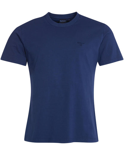 Barbour Garment Dyed Mens Tailored T-Shirt - Navy