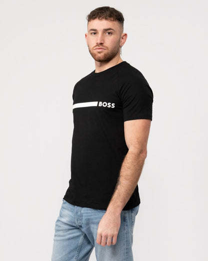 BOSS Orange Mens Slim Fit Beach T-Shirt