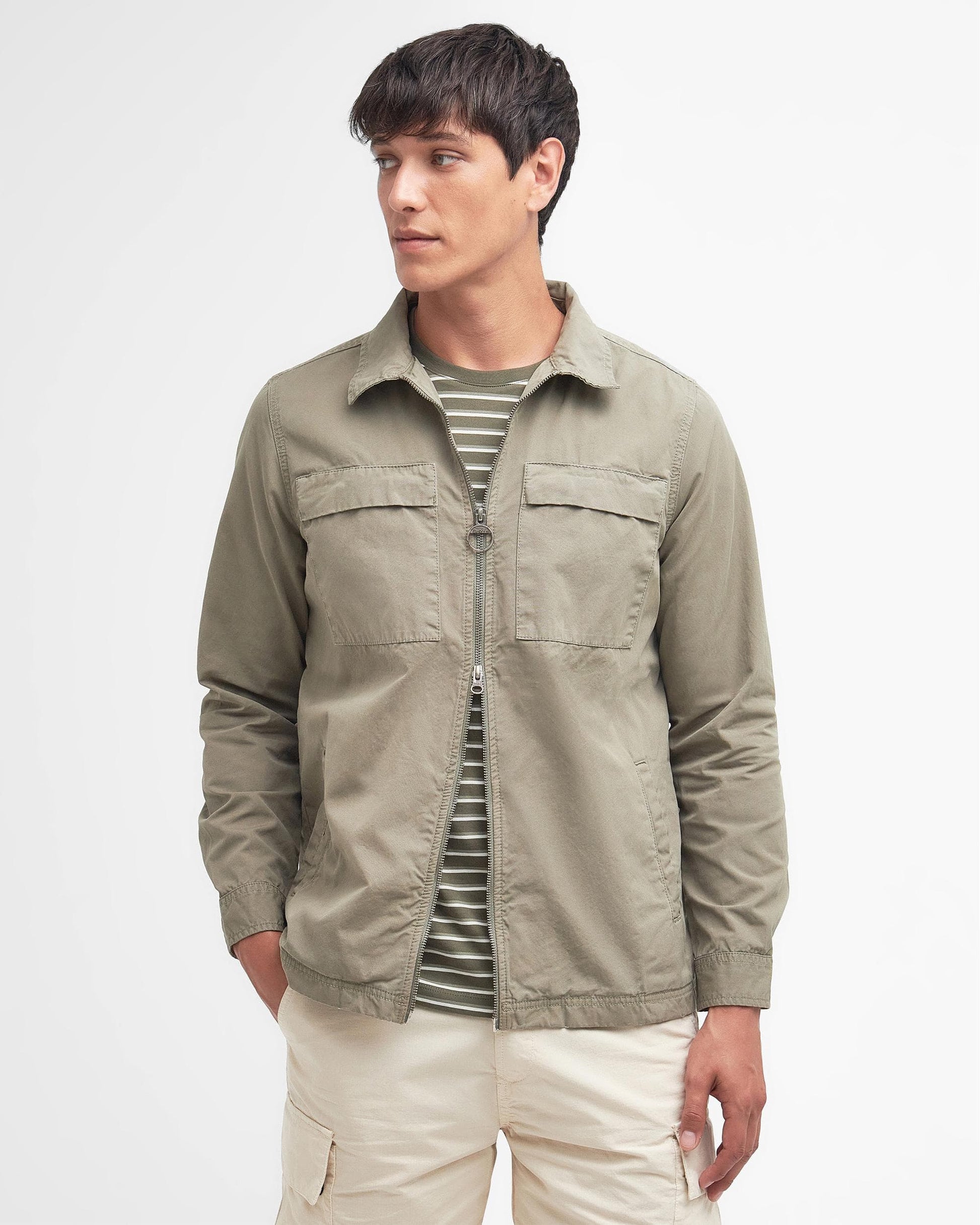 Barbour Glendale Mens Zipped Overshirt – CHO
