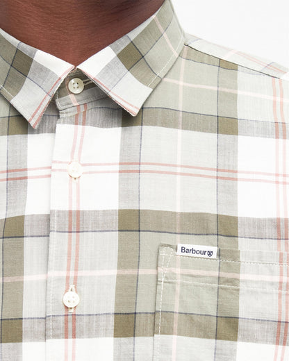 Barbour Gordon Mens Tailored Shirt - Glenmore Olive