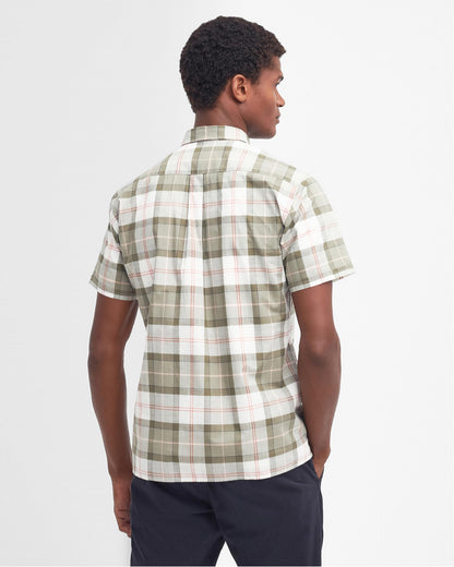 Barbour Gordon Mens Tailored Shirt - Glenmore Olive