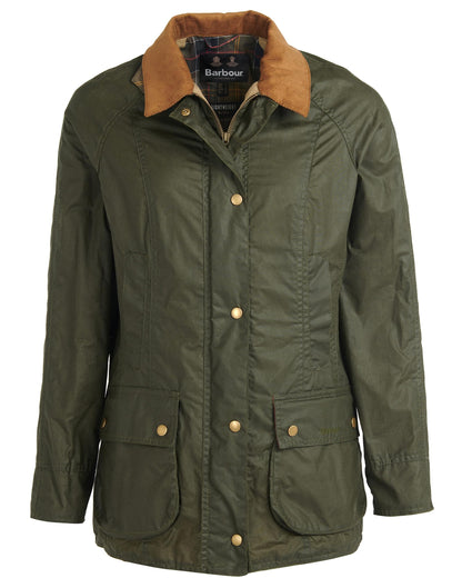 Barbour Lightweight Beadnell Womens Wax Jacket - Archive Olive