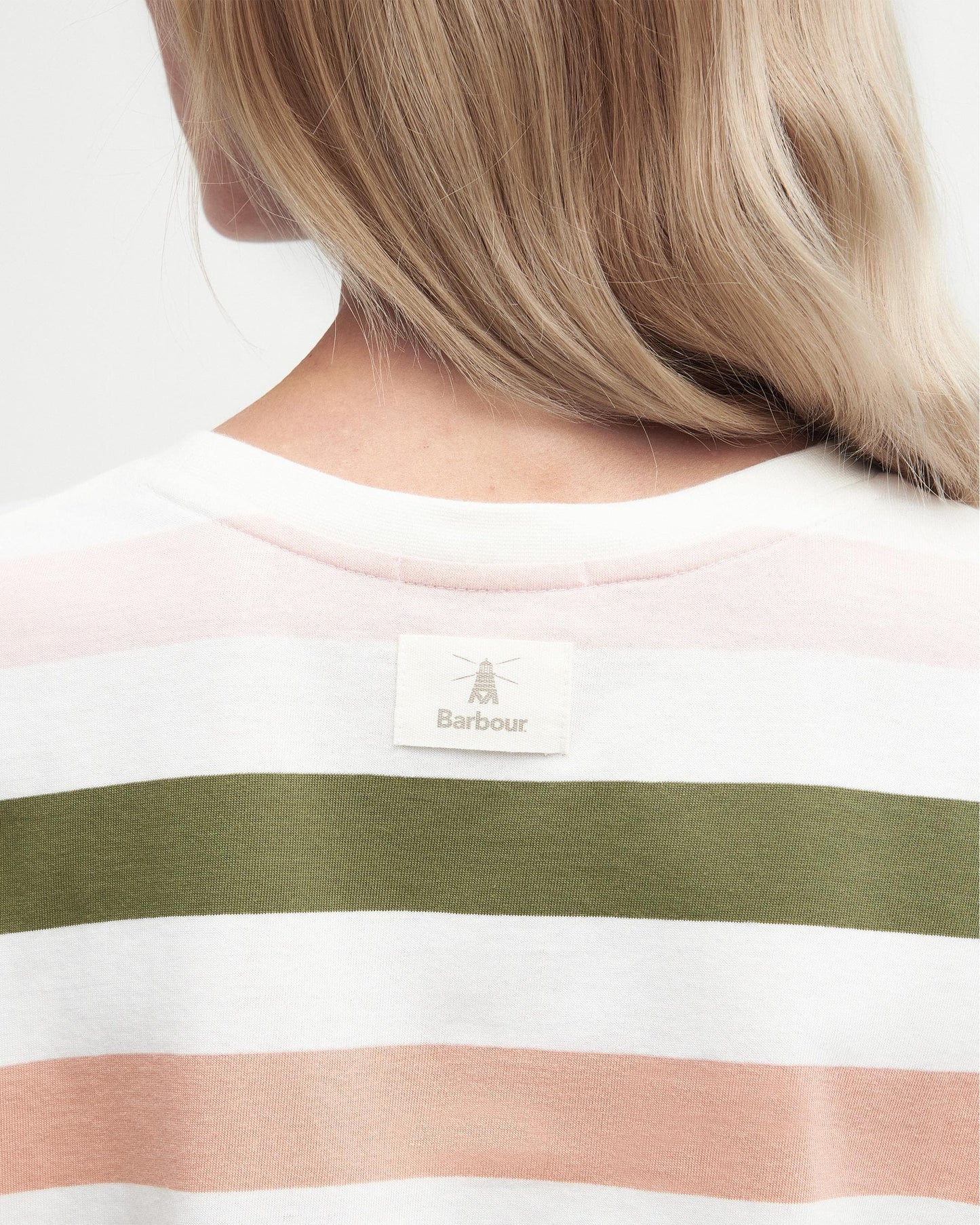 Barbour Lyndale Womens Top - Soft Apricot Stripe