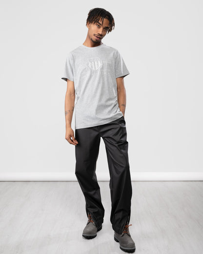 GANT Tonal Archive Shield Mens T-Shirt - 93 Grey Melange