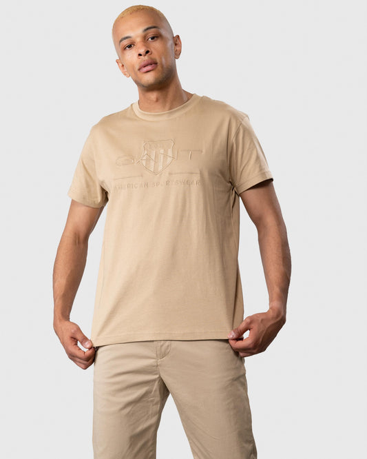 GANT Tonal Archive Shield Mens T-Shirt