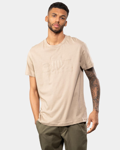 GANT Tonal Archive Shield Mens T-Shirt