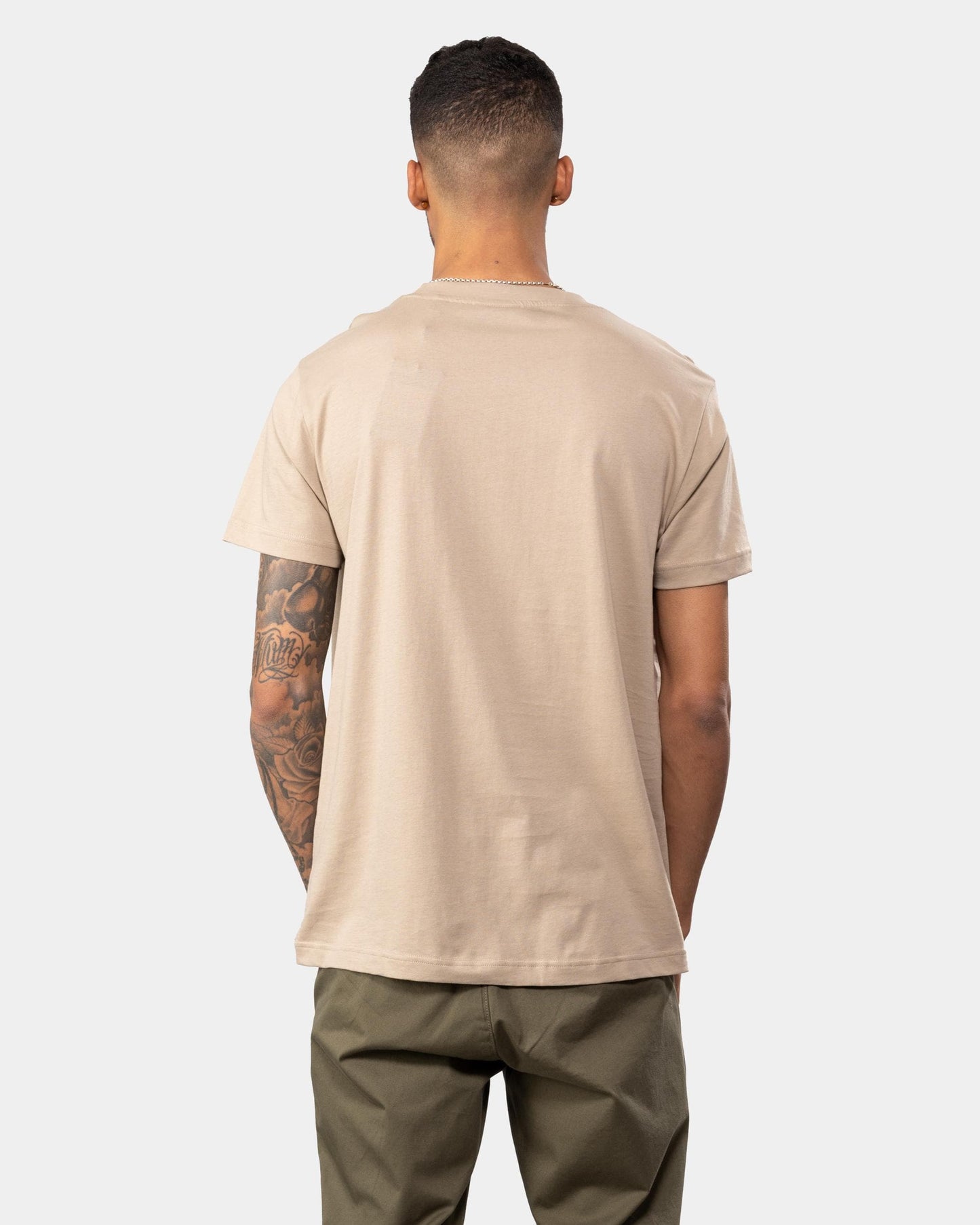 GANT Tonal Archive Shield Mens T-Shirt - 270 Concrete Beige