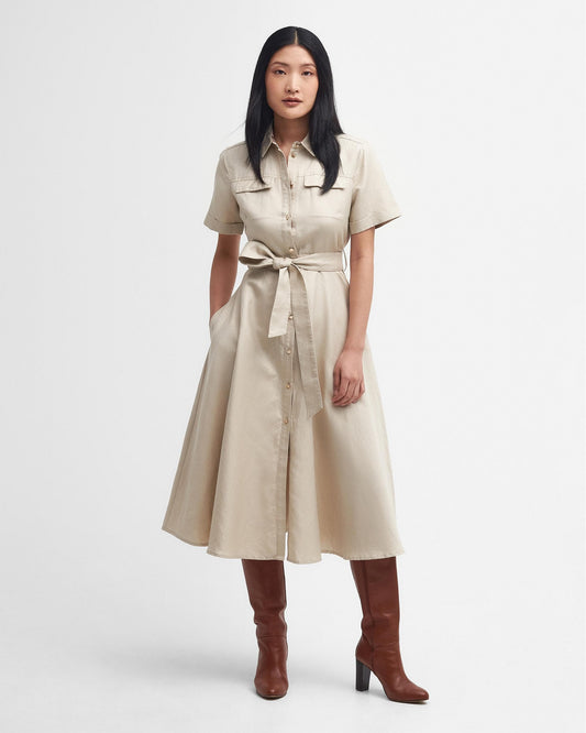 Barbour Margaret Womens Midi Dress