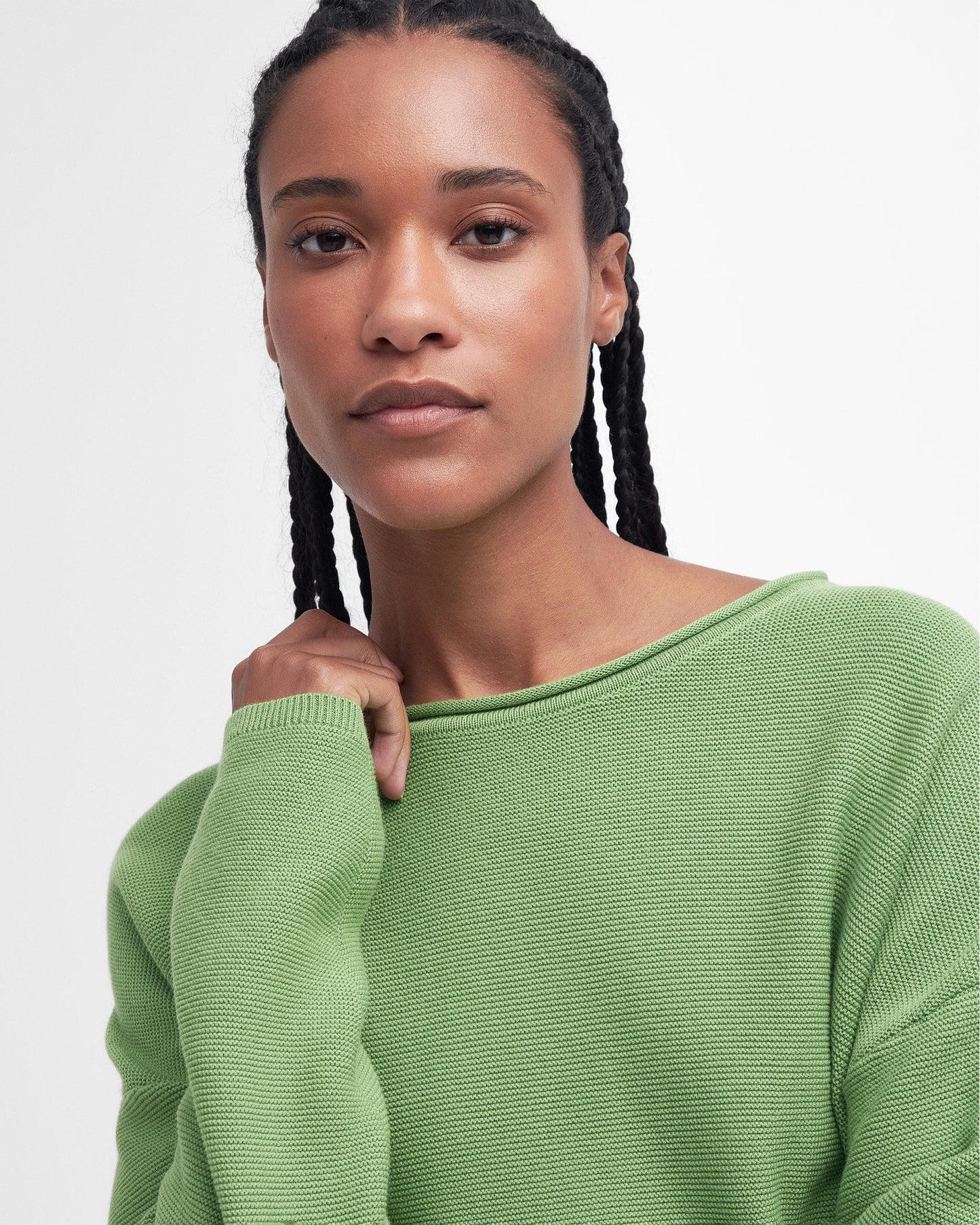 Barbour Marine Womens Jumper - Nephrite Green