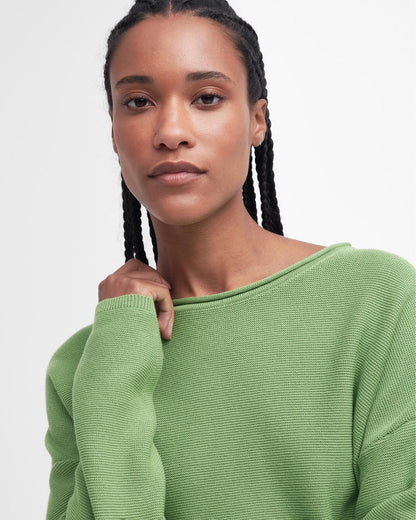 Barbour Marine Womens Jumper - Nephrite Green
