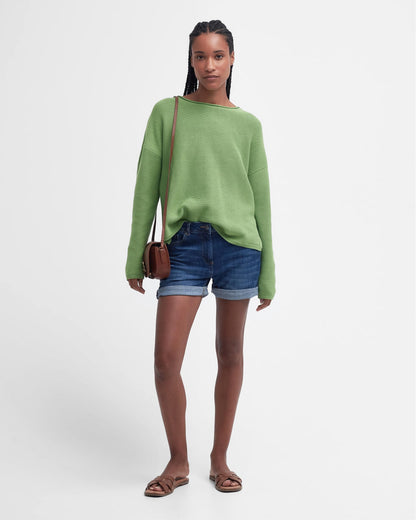 Barbour Marine Womens Jumper - Nephrite Green