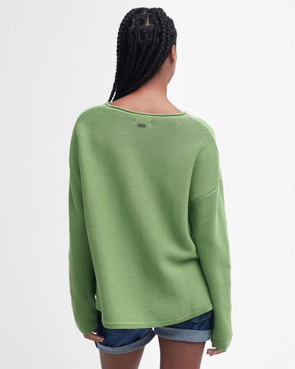 Barbour Marine Womens Jumper - Nephrite Green