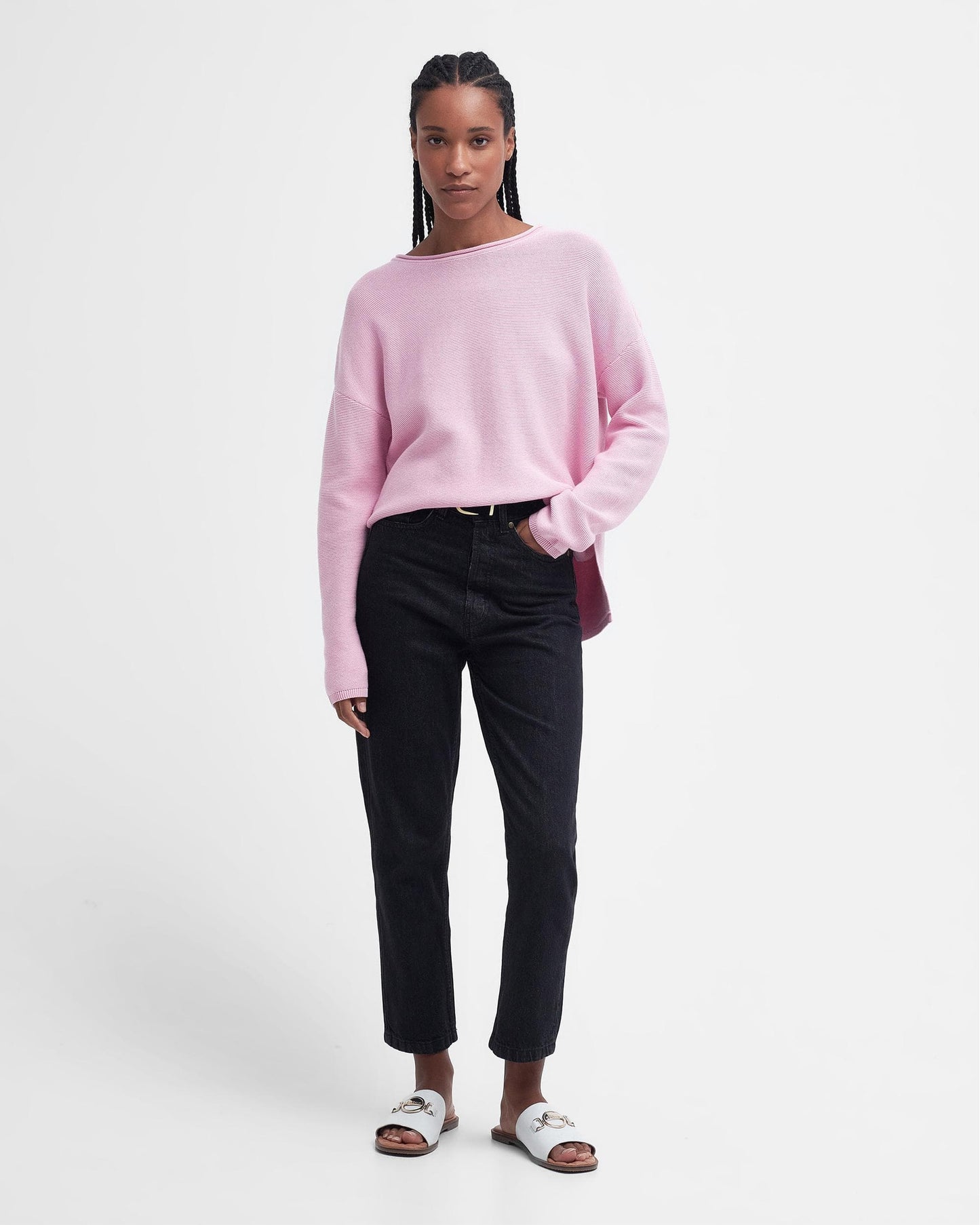 Barbour Marine Womens Jumper - Mallow Pink