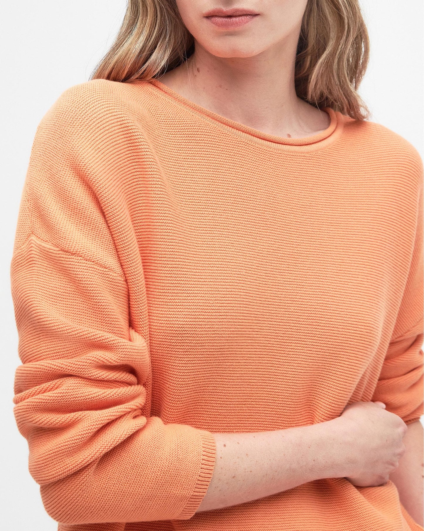 Barbour Marine Womens Jumper - Apricot Crush