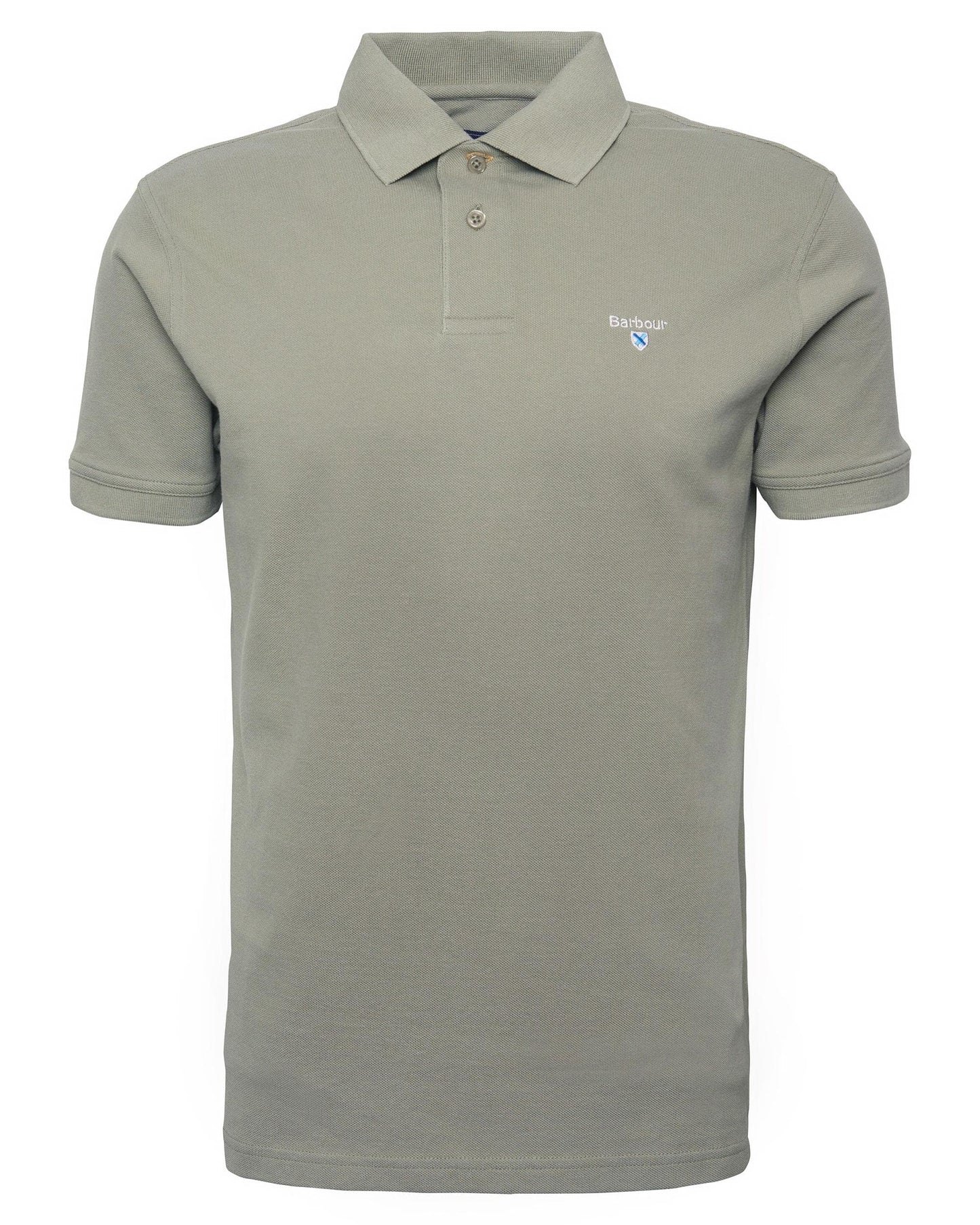 Barbour Mens Sports Polo Shirt - Dusty Green