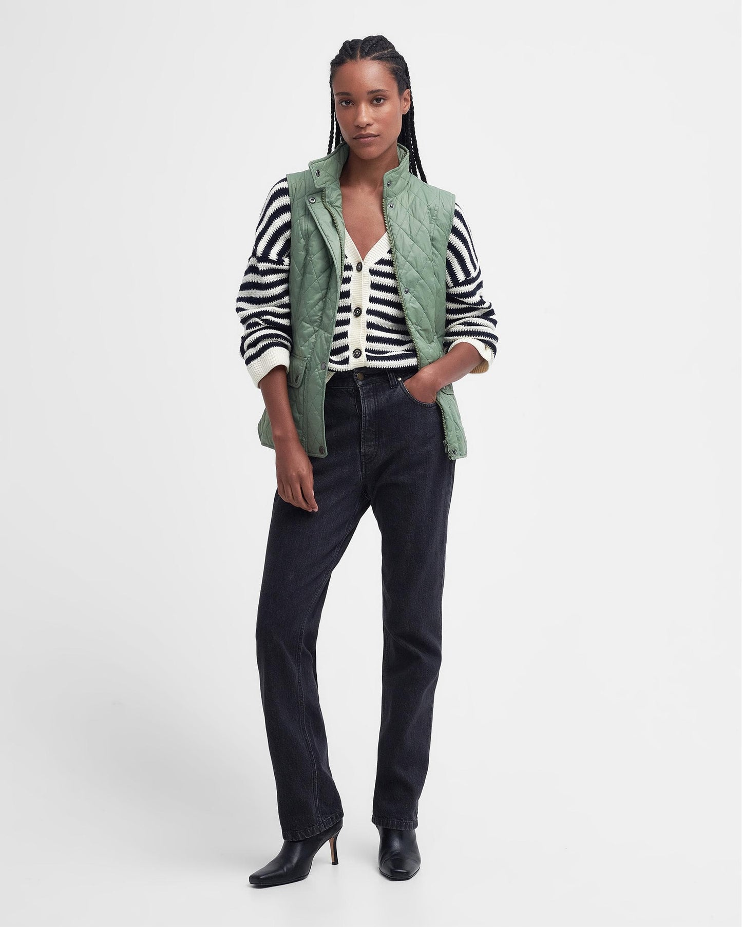 Barbour Otterburn Womens Gilet - Bayleaf