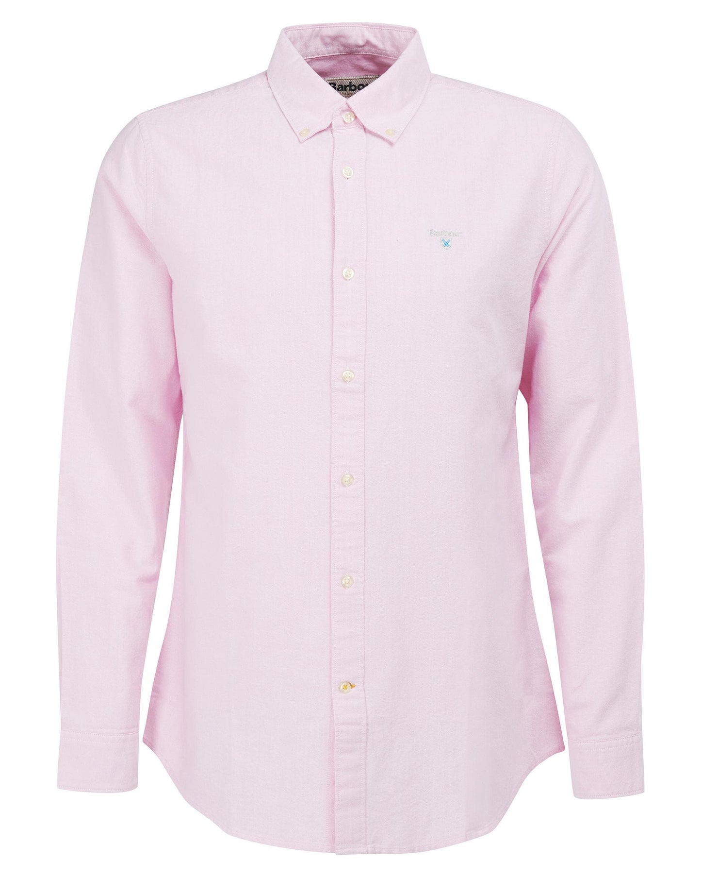 Barbour Oxtown Long Sleeve Mens Tailored Shirt - Pink