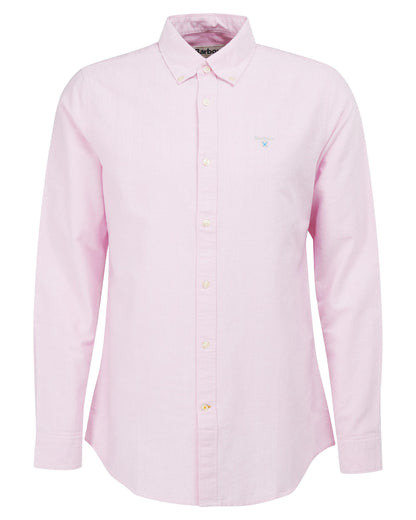 Barbour Oxtown Long Sleeve Mens Tailored Shirt - Pink