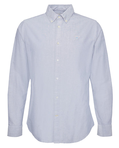 Barbour Oxtown Long Sleeve Mens Tailored Shirt - Dark Denim