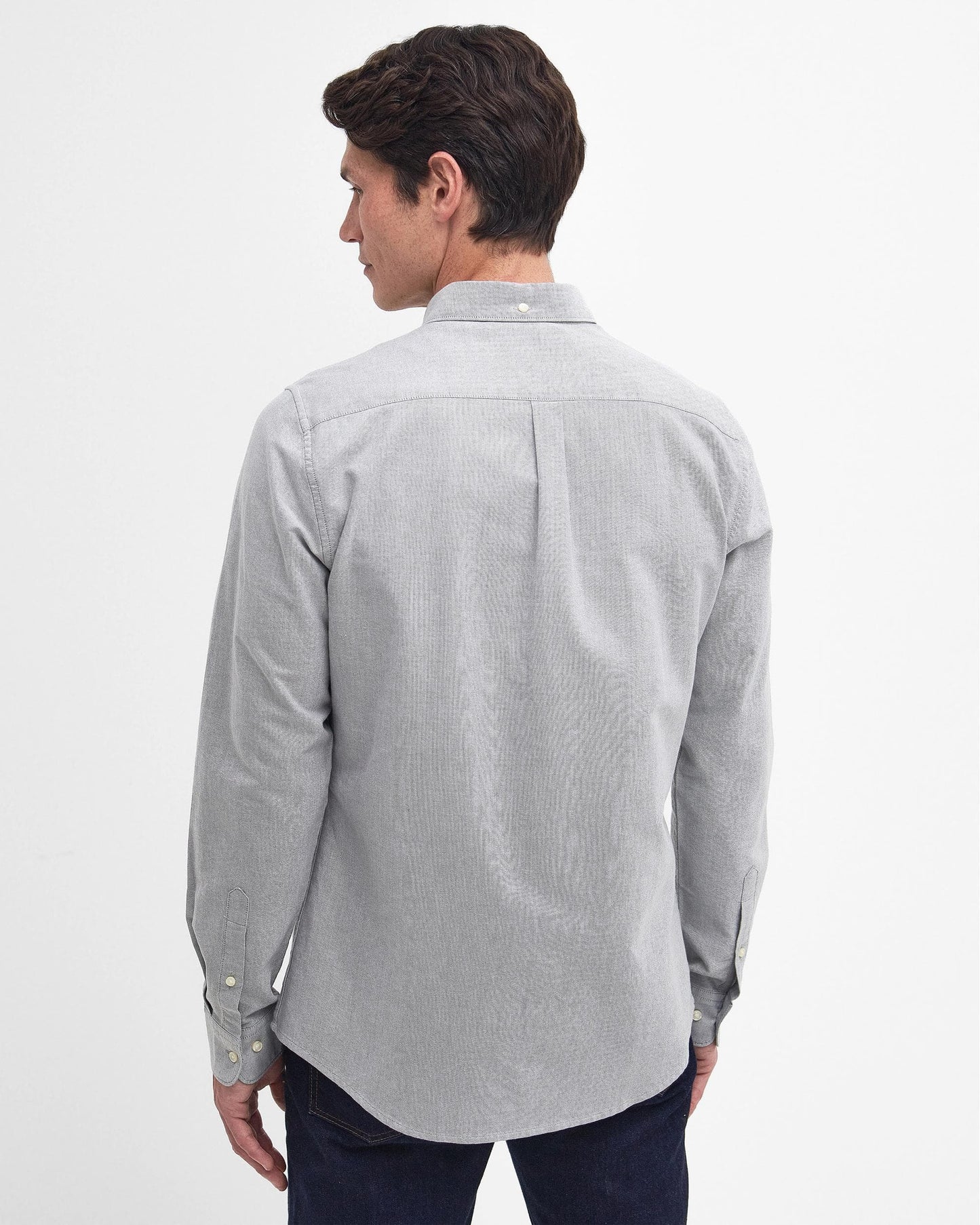 Barbour Oxtown Long Sleeve Mens Tailored Shirt - Pale Sage