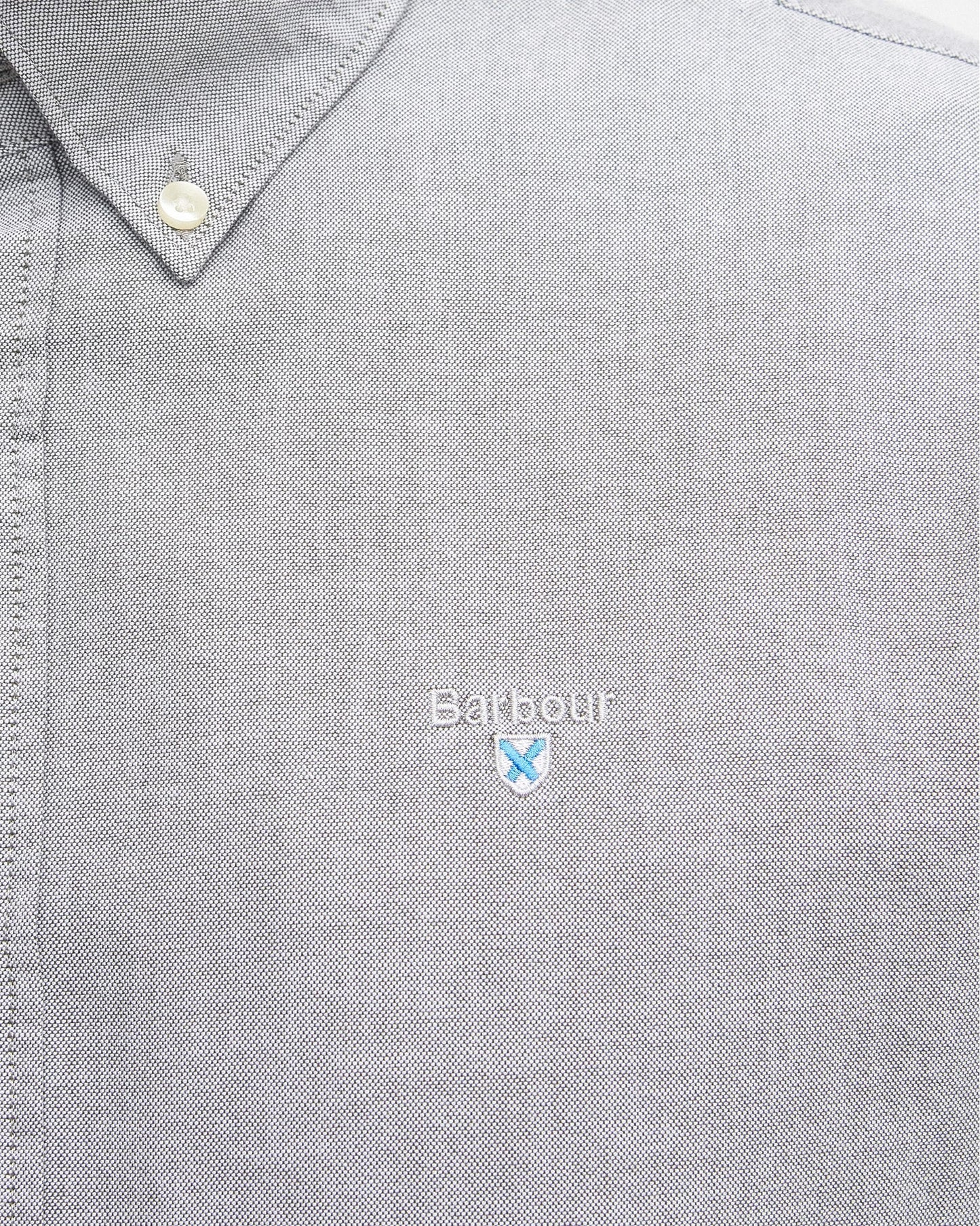 Barbour Oxtown Long Sleeve Mens Tailored Shirt - Pale Sage