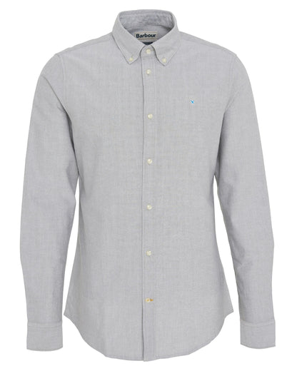 Barbour Oxtown Long Sleeve Mens Tailored Shirt - Pale Sage