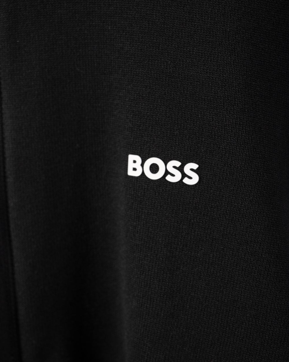 BOSS Green Ever-X Full Zip Mens Cardigan - Black 001