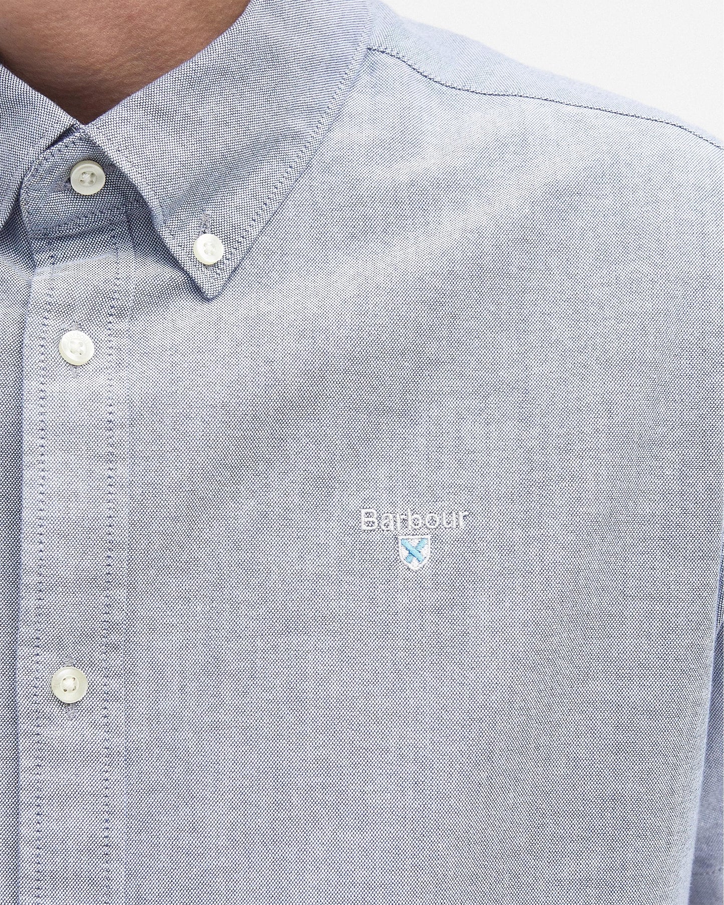 Barbour Oxtown Mens Tailored Shirt - Dark Denim