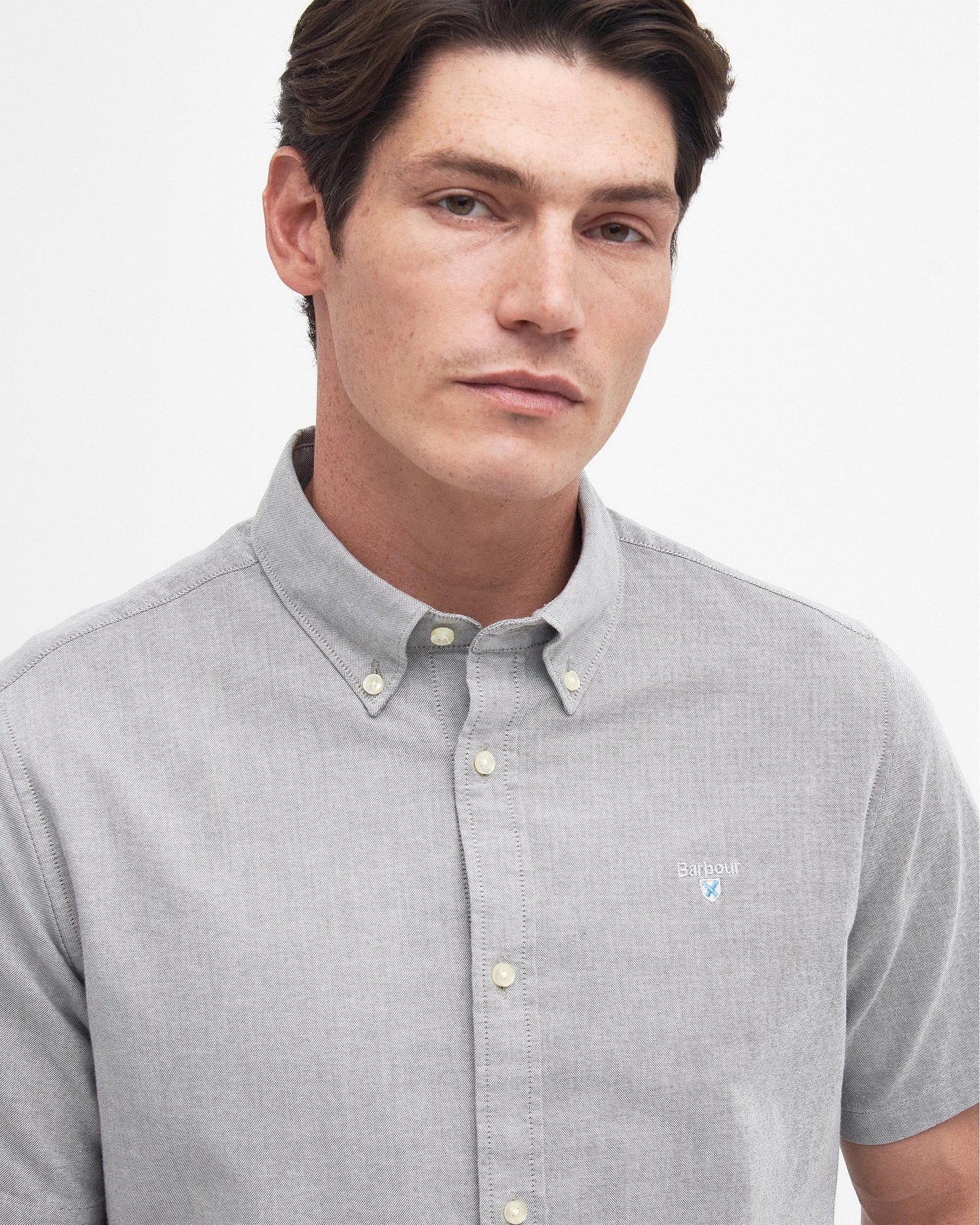 Barbour Oxtown Mens Tailored Shirt - Pale Sage