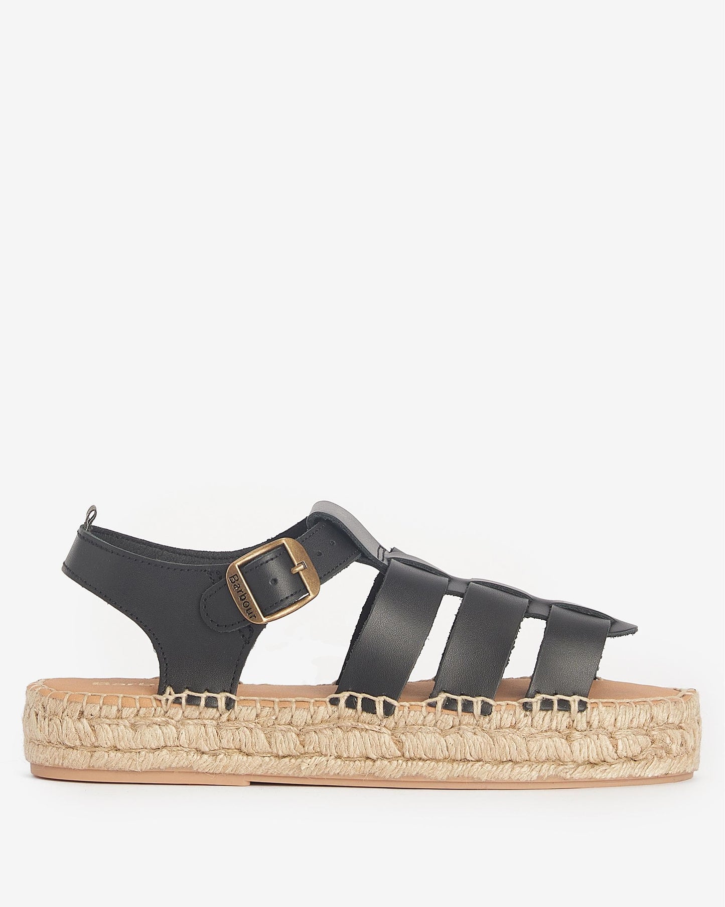 Barbour Paloma Womens Platform Espadrille - Black