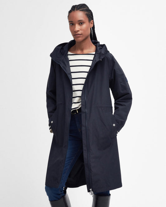 Barbour Penarth Womens Long Showerproof Coat